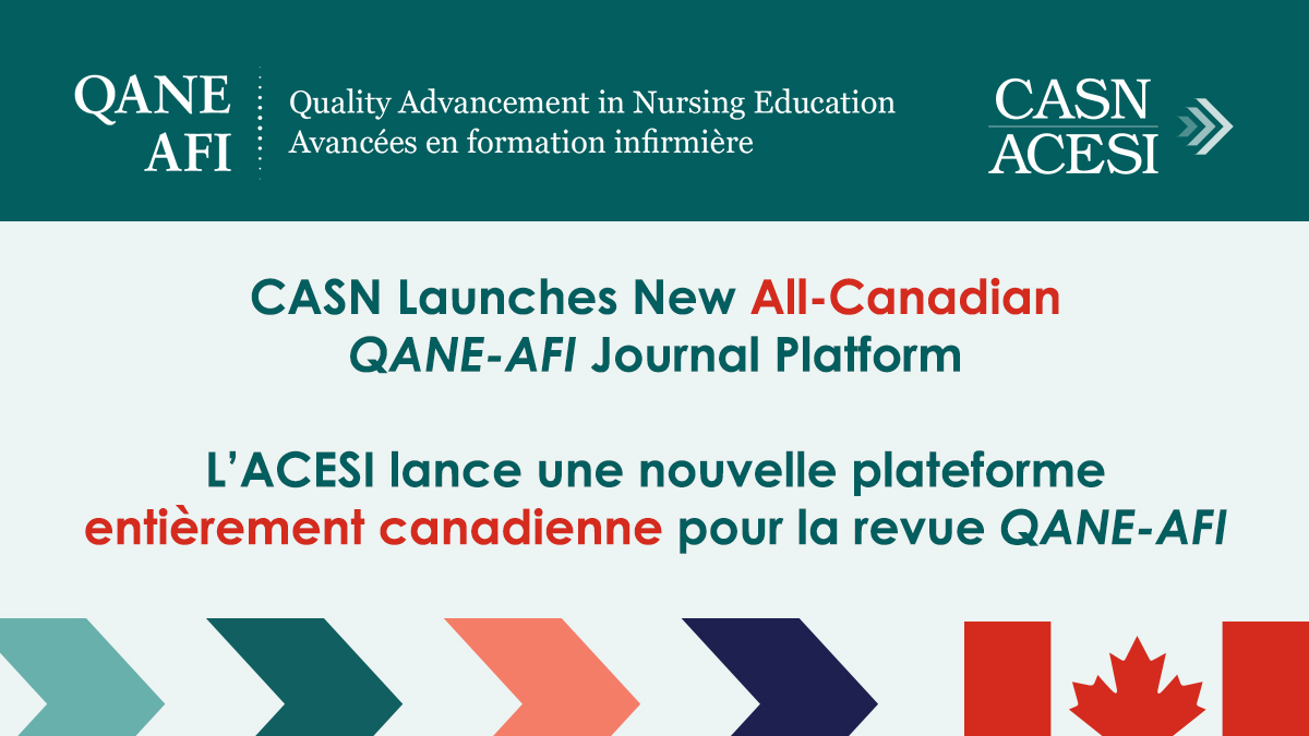 CASN Launches New All-Canadian QANE-AFI Journal Platform