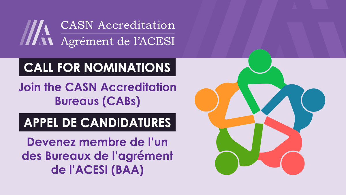 Call for Nominations: Join the CASN Accreditation Bureaus (CABs)