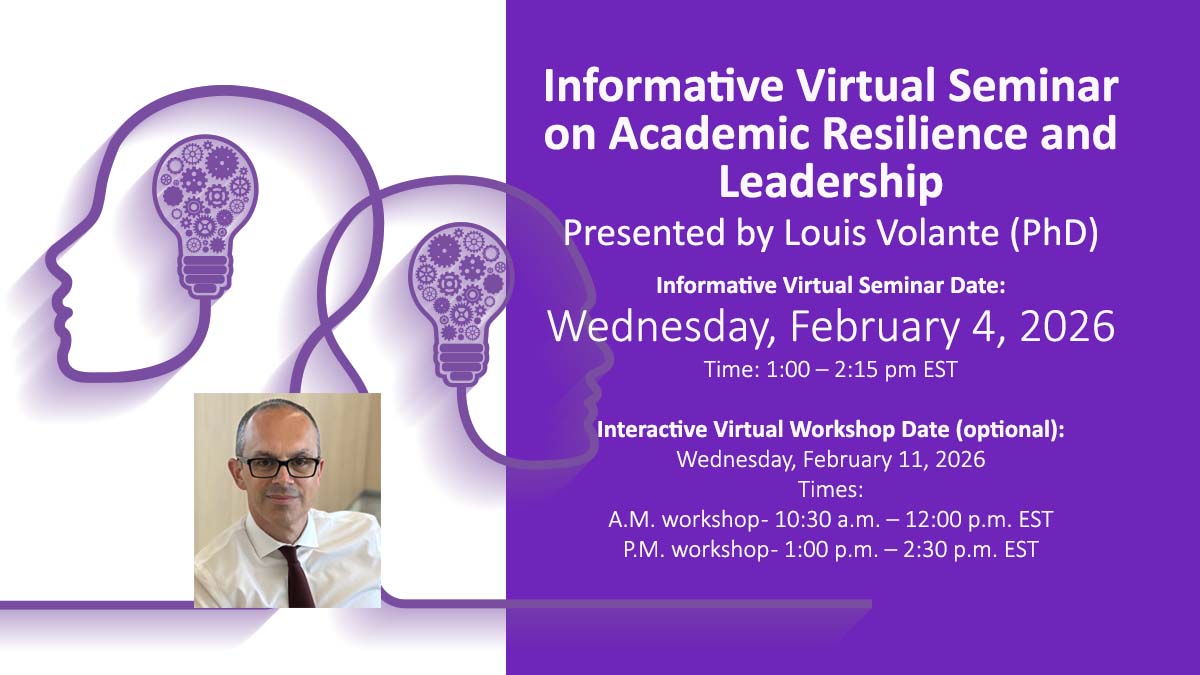 Informative Virtual Seminar on Academic Resilience and Leadership